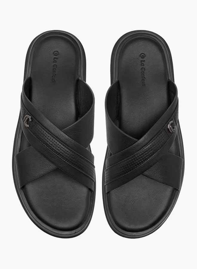 Le Confort Men's Textured Slip-On Sandals