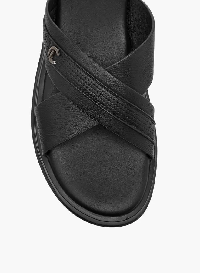 Le Confort Men's Textured Slip-On Sandals
