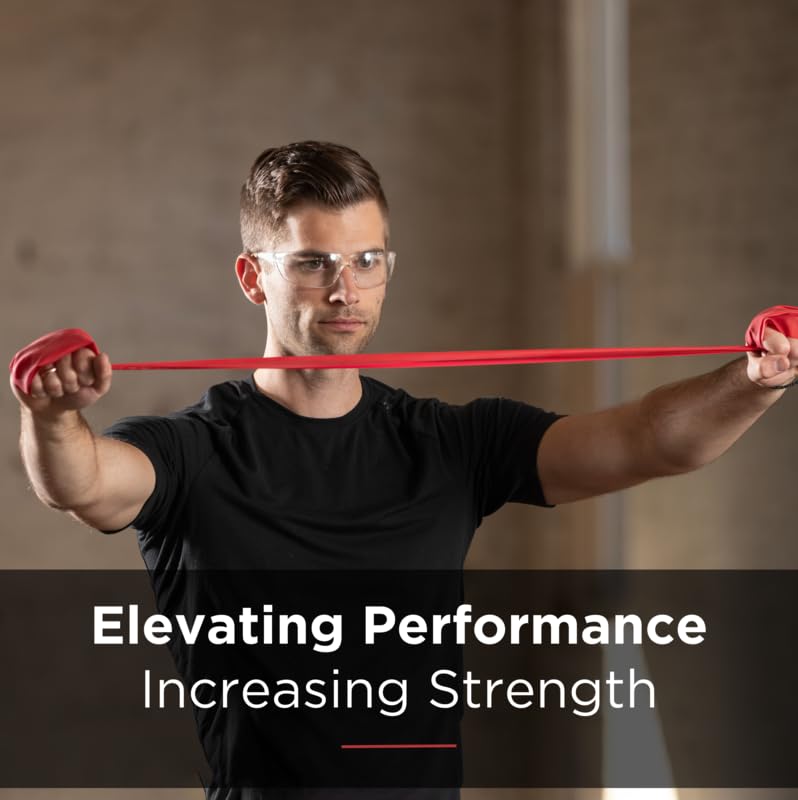 THERABAND Resistance Bands, 6 Yard Roll Professional Latex Elastic Band For Upper Body, Lower Body, & Core Exercise, Physical Therapy, Pilates, At-Home Workouts, & Rehab, Red, Medium, Level 3 - Image 4