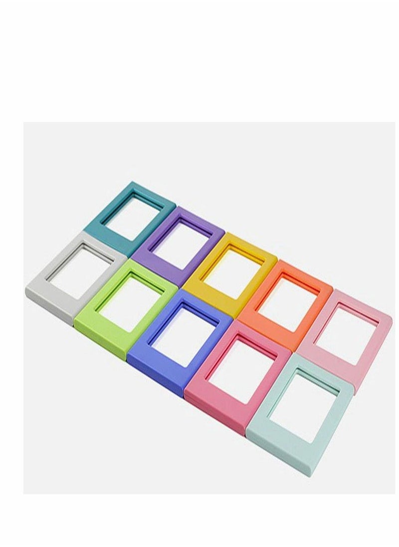 KASTWAVE - Magnetic Photo Picture Frame, 10 Pcs DIY Mini Table Fridge Frame for Office Cabinet Locker - Image 1