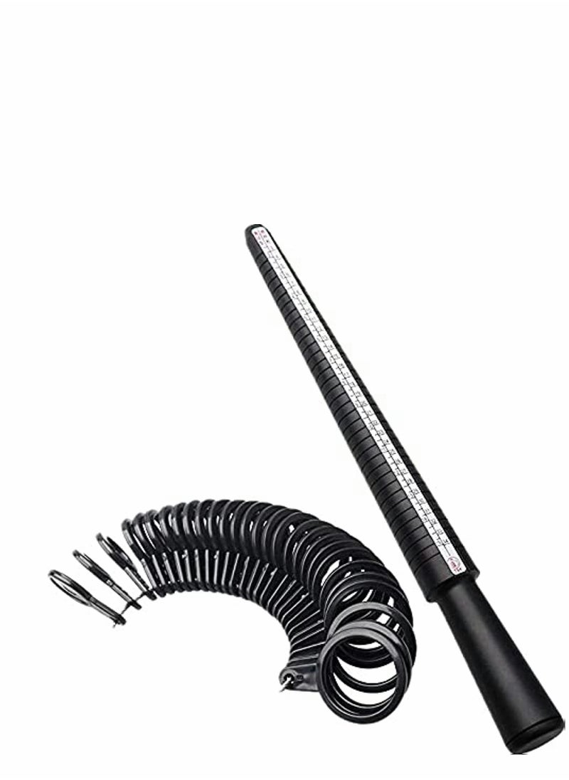 KASTWAVE - Ring Sizer Measuring Tool Set, Ring Gauges&Finger Sizer Mandrel (Four Sizes) for Jewelry Sizing Measuring - Image 1