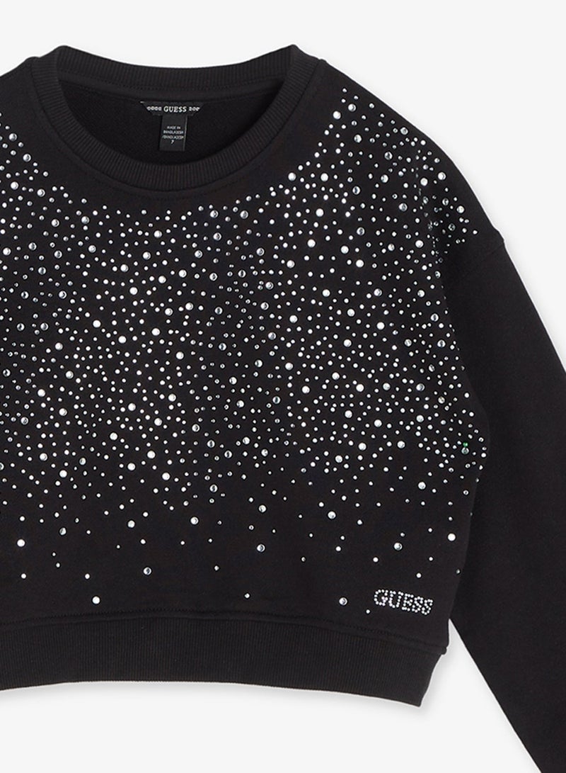 GUESS Kids Oversize Long Sleeve Active Top - Image 4