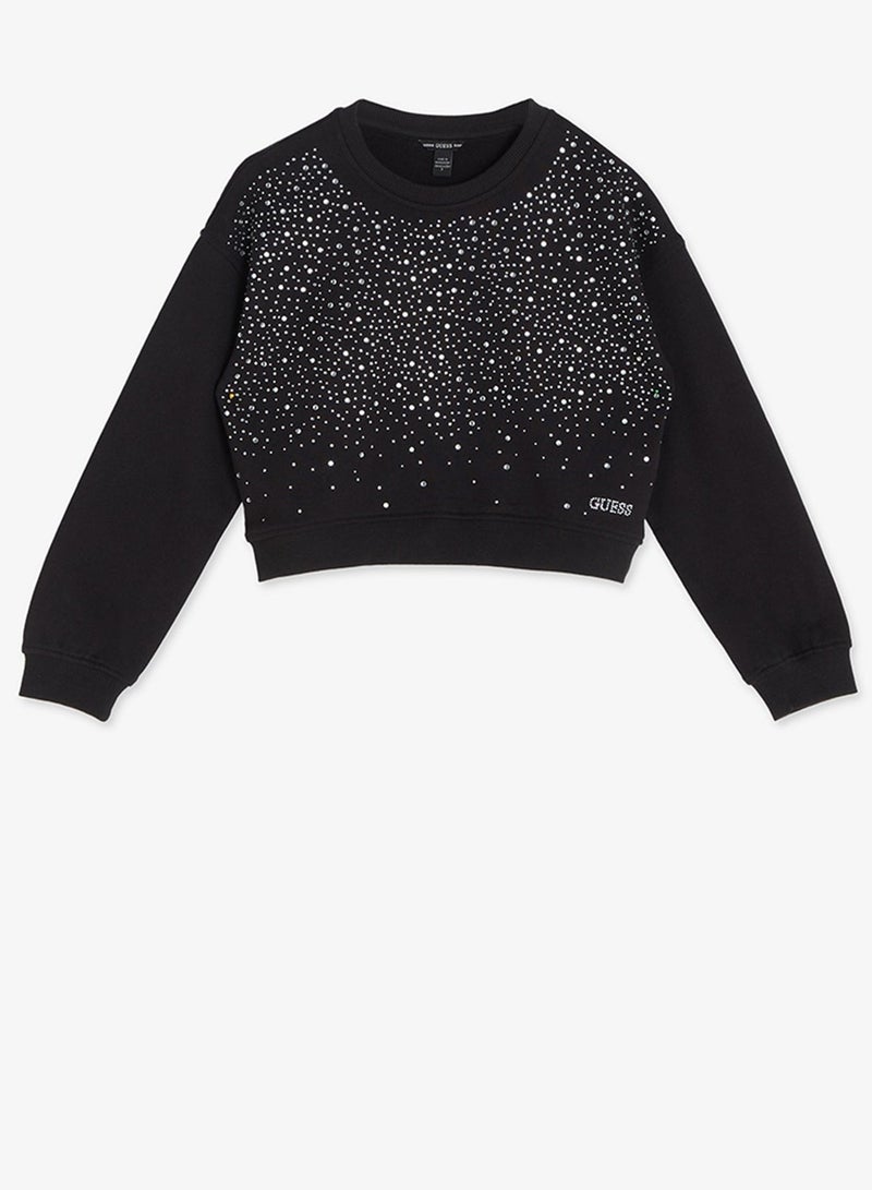 GUESS Kids Oversize Long Sleeve Active Top - Image 2