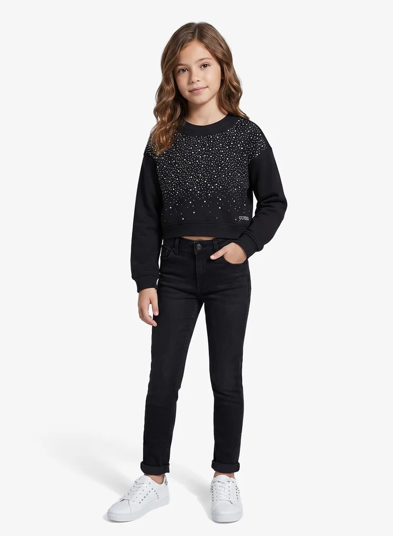 Guess Kids Oversize Long Sleeve Active Top