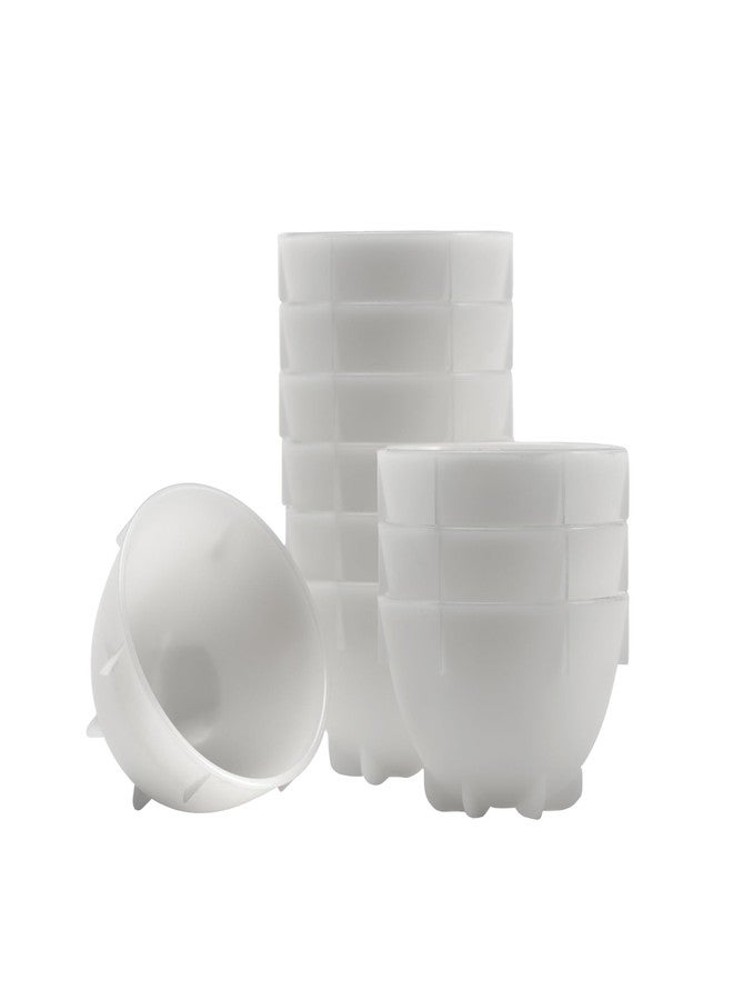 BARISTA HUSTLE White Coffee Cupping Bowls 200ml - Stackable Heat-Preserving Cups - Premium Material Ideal for Coffee Tasting, High-Density Polyethylene for Zero Taste Interference - Set of 24 - Image 1