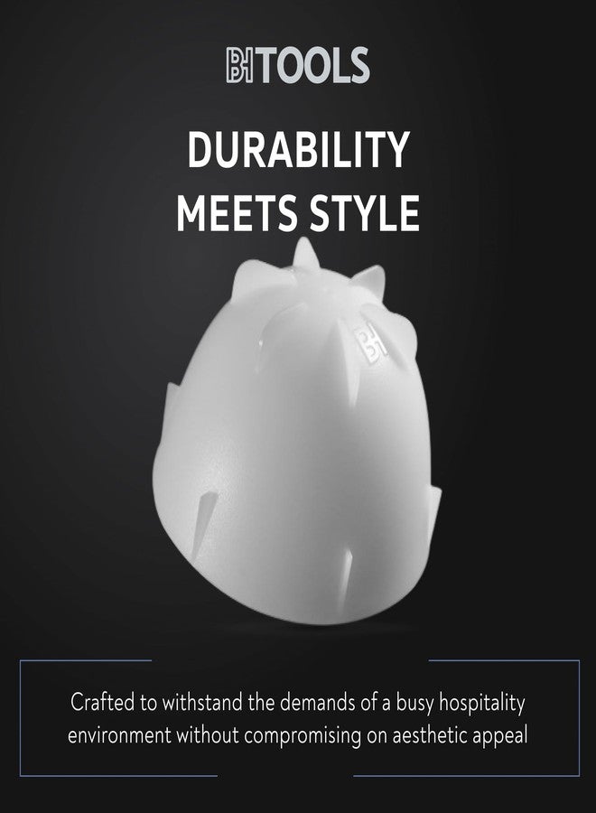 BARISTA HUSTLE White Coffee Cupping Bowls 200ml - Stackable Heat-Preserving Cups - Premium Material Ideal for Coffee Tasting, High-Density Polyethylene for Zero Taste Interference - Set of 24 - Image 3