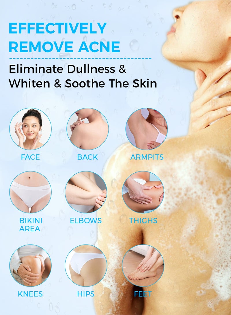 OUKEYA Sulphur Soap Cleansing Bar for Face & Body Natural Sulfur Facial Cleanser With Salicylic Acid Goat Milk and Tea Tree Oil for Acne-Prone Skin - Image 5