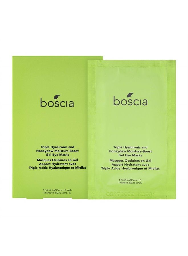 boscia Boscia Triple Hyaluronic and Honeydew Moisture-Boost Gel Eye Masks, 5 ct. - Image 2