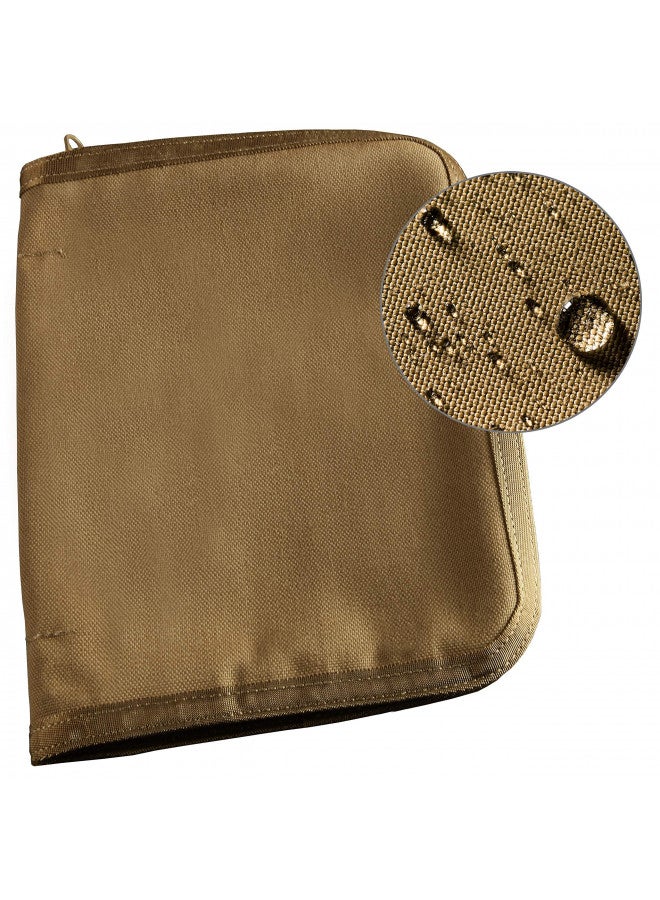 Rite in the Rain Rite in the Rain All-Weather CORDURA® Fabric, 1/2" Ring Binder Cover, 6 3/4" x 8 7/8", Tan Cover (No. C9200)  - Image 1