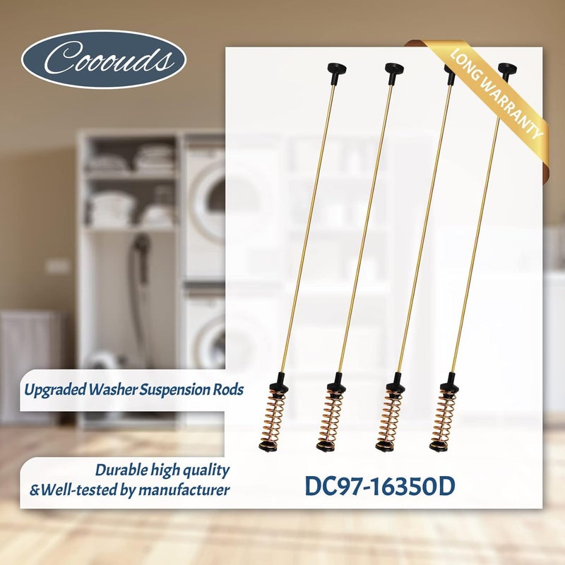 Cooouds عصي تعليق غسالة كودز DC68-03172B-03 لغسالات سامسونج - عبوة 4 - Image 5