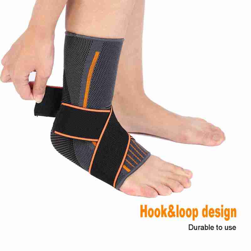 Ankle Support Brace High Elastic Knitted Cotton Fabric Breathable Not Stuffy Compression Ankle Brace - Flexible Comfortable No Slip Ankle Support for Running Basketball Football Active Lifestyle - Image 3