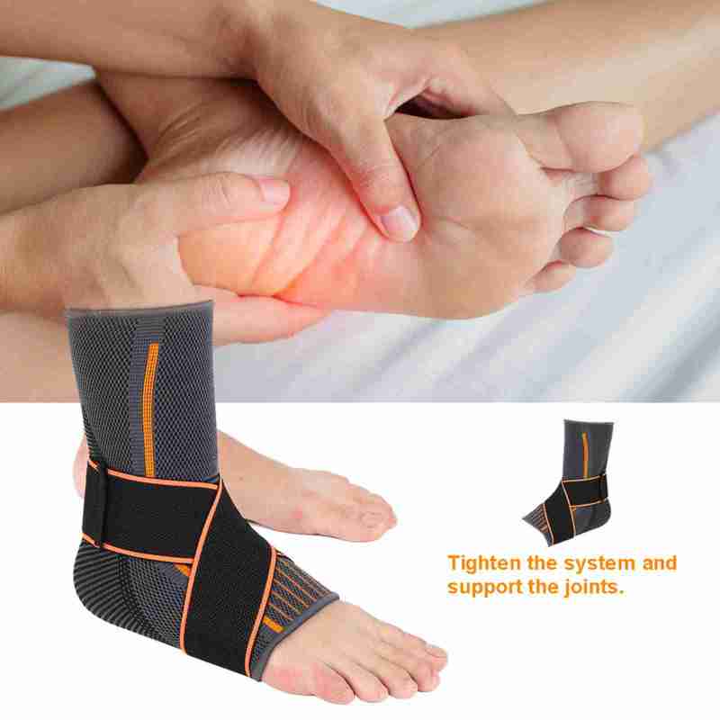 Ankle Support Brace High Elastic Knitted Cotton Fabric Breathable Not Stuffy Compression Ankle Brace - Flexible Comfortable No Slip Ankle Support for Running Basketball Football Active Lifestyle - Image 2