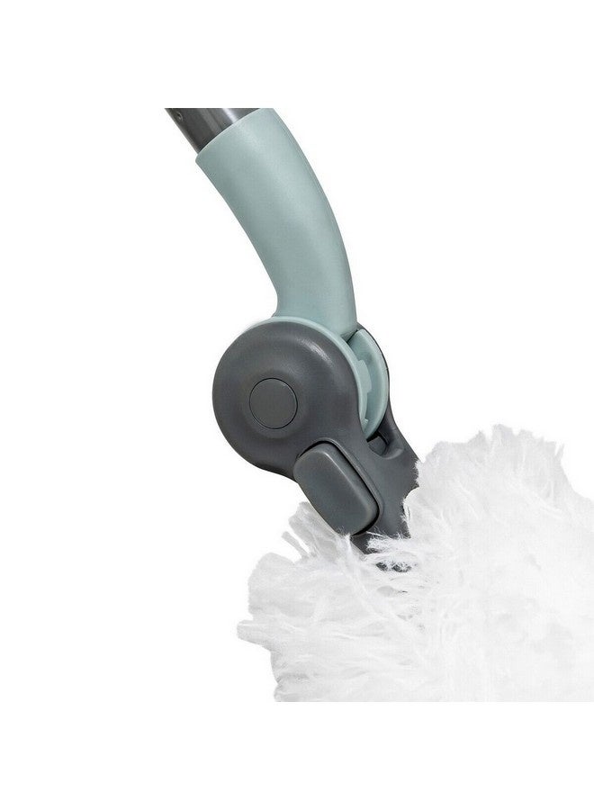 Five Simply Smart Adjustable Duster with Telescopic Handle Grey and White 5 x 5 x 135 cm 206758 - Image 4