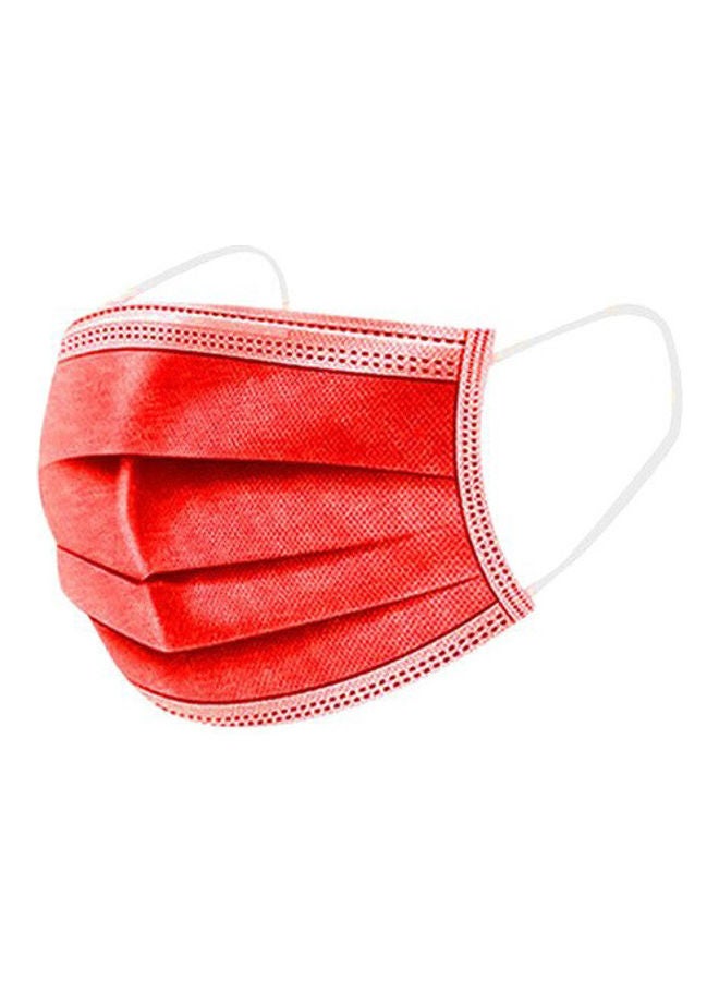 NIBEMINENT 50 Pieces Strawberry Aroma 3 Ply Disposable Face Mask - Image 1