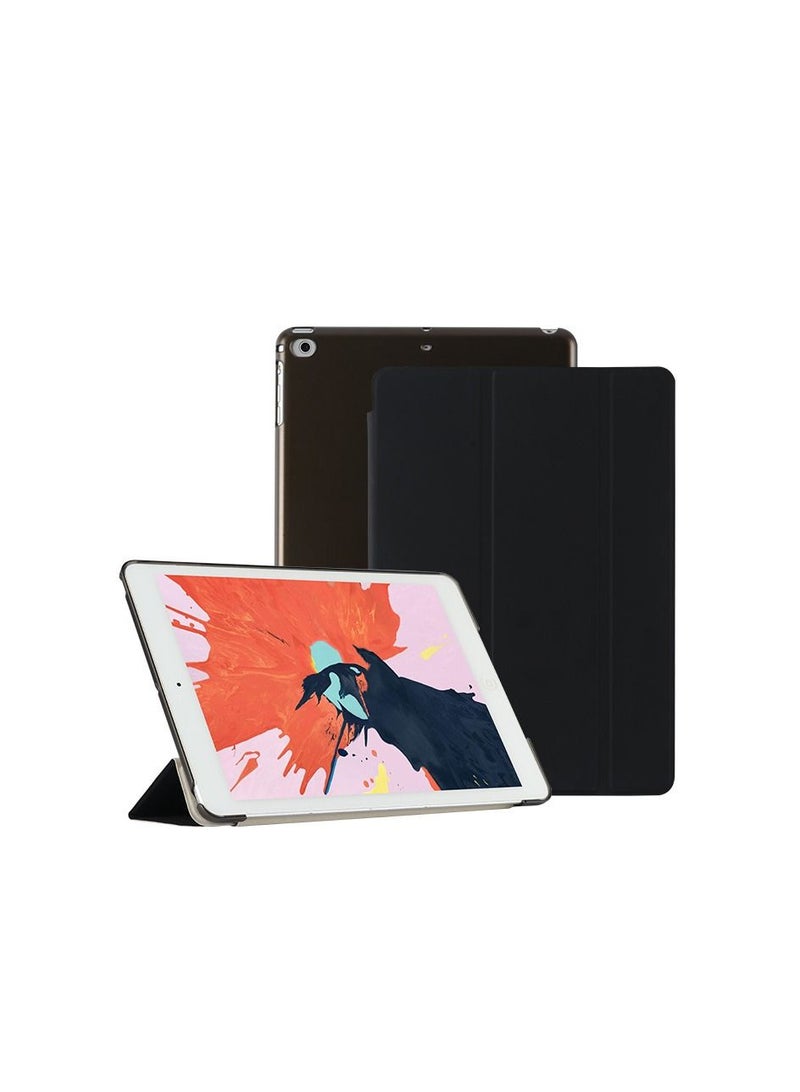 Loquat Black iPad Three Fold Intelligent Sleep Hard Shell
