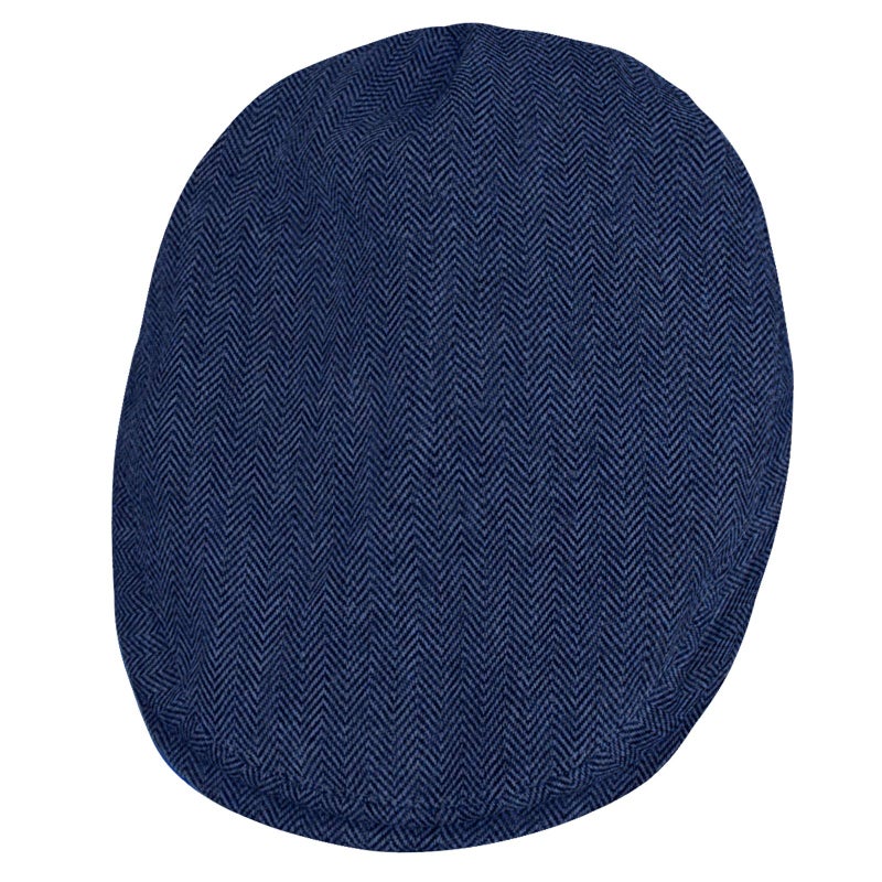 A&J DESIGN Infant Boy Vintage Drivers Cap (3-6 Months, Navy Blue) - Image 3