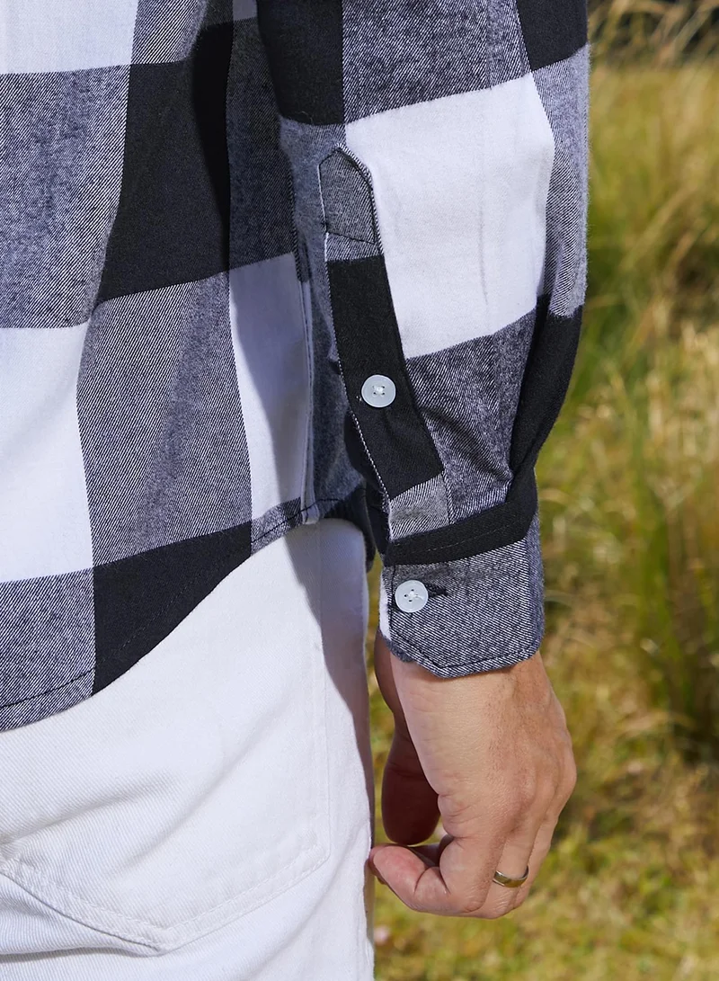 CAHOOT  Men's Prussian Blue Buffalo Utility Shirt for Men | Best Price UAE