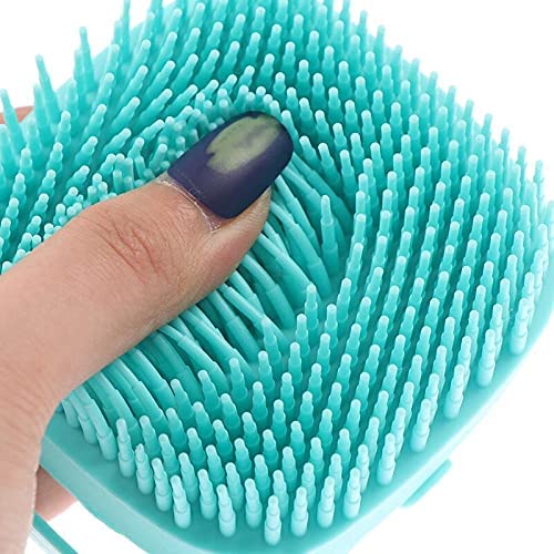 NOBILEA فرشاة استحمام نوبيلية السيليكون للتدليك، فرشاة استحمام مقشرة مع موزع صابون، فرشاة استحمام جل متعددة الوظائف لتنظيف الجسم وتقشير المسام - Image 5