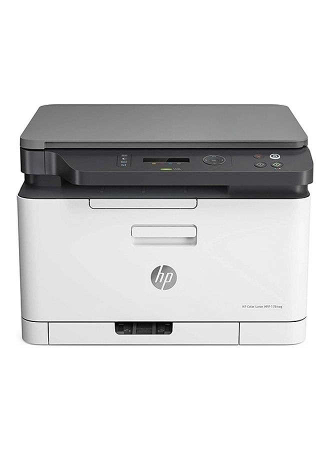 HP طبعة ليزر متعددة الوظائف بخاصية الطباعة الملونة طراز 178nw أبيض - Image 1