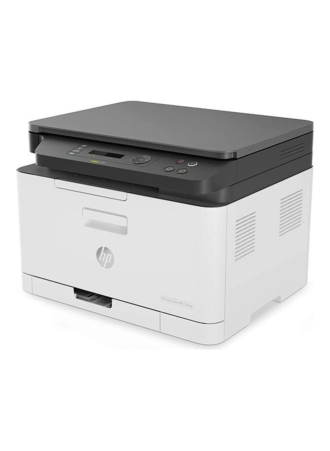 HP طبعة ليزر متعددة الوظائف بخاصية الطباعة الملونة طراز 178nw أبيض - Image 2