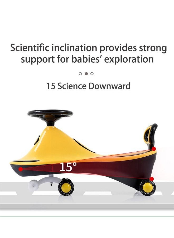 سيارة لعبة الأطفال ، سيارة ملتوية داخلية وخارجية مع موسيقى وأضواء وعجلات PU قوية وسلسة ، تطور إحساس الطفل بالاتجاه ، مناسبة للأطفال من سن 2 سنة للعب (أصفر) - pzsku/Z8B893136E849210C844EZ/45/_/1694152413/c99e8240-adcc-425a-986d-63543e4641ee