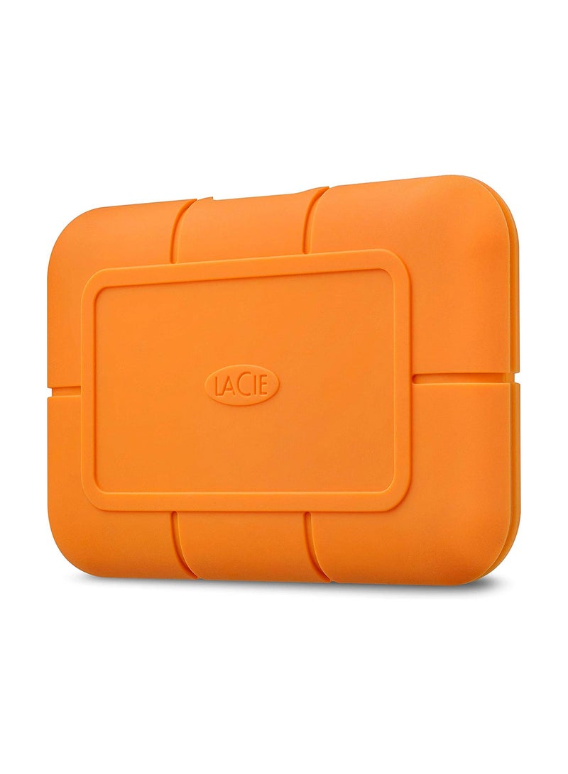 Seagate LaCie Rugged SSD 1TB Solid State Drive — USB-C USB 3.2 NVMe speeds up to 1050MB/s, IP67 Water Resistant, 3m Drop resistant, Encryption, 5-year Warranty with Data Recovery, 1 Mo Adobe CC 1 TB STHR1000800 1 TB - Image 1