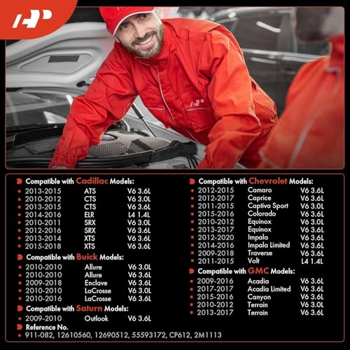 A-Premium Vapor Canister Purge Solenoid Valve Compatible with Chevrolet Equinox, Traverse, Impala, Camaro, Colorado, Volt & GMC Terrain, Acadia, Canyon & Buick Enclave, LaCrosse & Cadillac SRX, CTS - Image 2