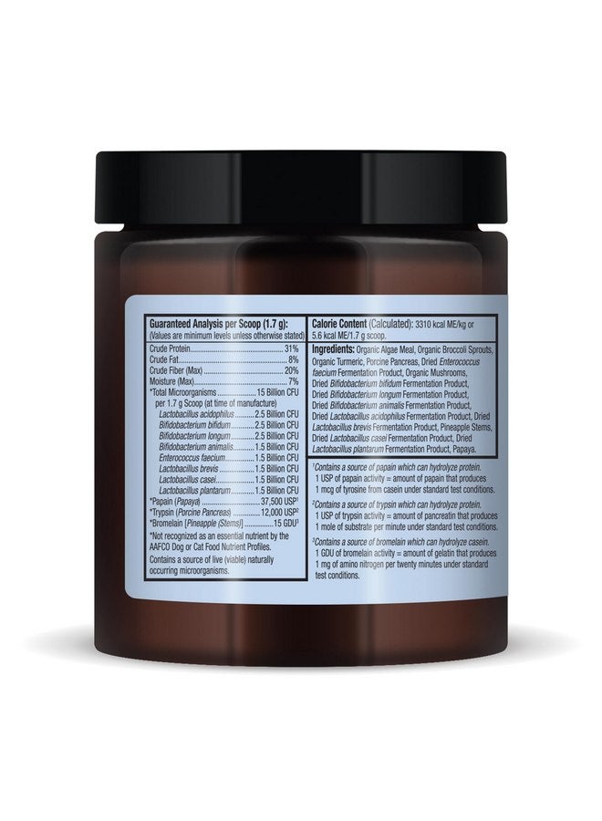 دكتور ميركولا Bark & Whiskers, Probiotics + Enzymes 3.59 oz, غير معدلة وراثيًا، خالية من الجلوتين، خالية من الصويا، دكتور ميركولا - Image 3