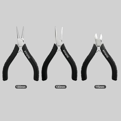 VOUIU 3-Piece Jewelry Pliers Set Jewelry Making Tools - Image 2