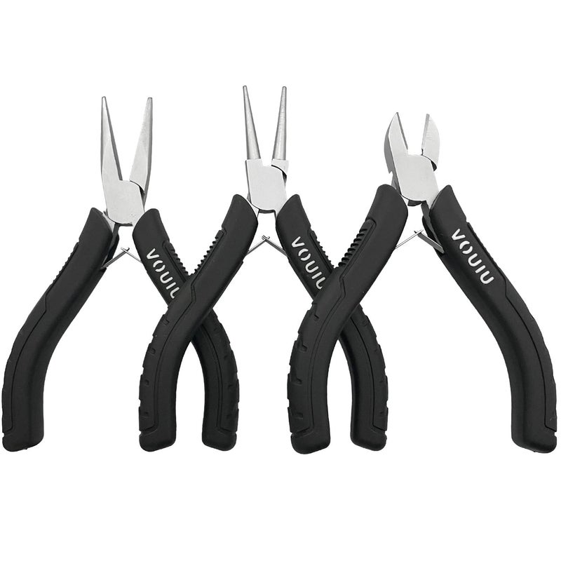 VOUIU 3-Piece Jewelry Pliers Set Jewelry Making Tools - Image 4