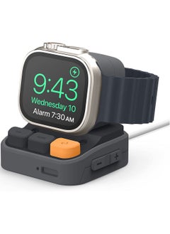 Elago W9 Stand for Apple Watch Charger Stand Compatible with Apple Watch Ultra 49mm, Series 8/7 (45mm), Series 6/SE/5/4 (44mm) - Dark Grey  - Image 1
