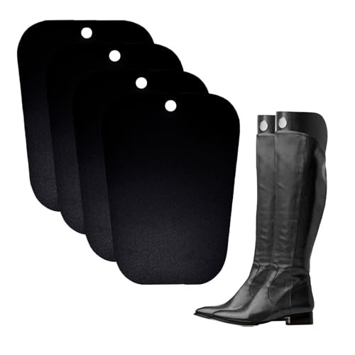 SYBL 2 Pairs Reusable Boot Shaper Form Inserts - Tall Support Black Plastic Inserts Pads - Knee High Shoes Thigh Boot Holder Hanger for Men or Women (16inch/40cm) - Image 1