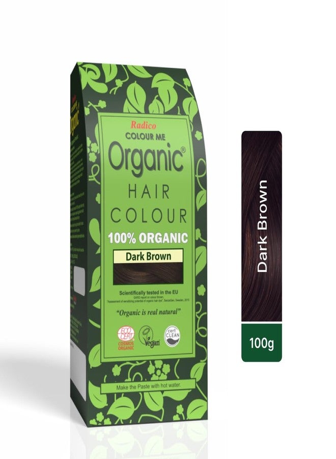Radico Organic Hair Color (Dark Brown),100g - Image 1