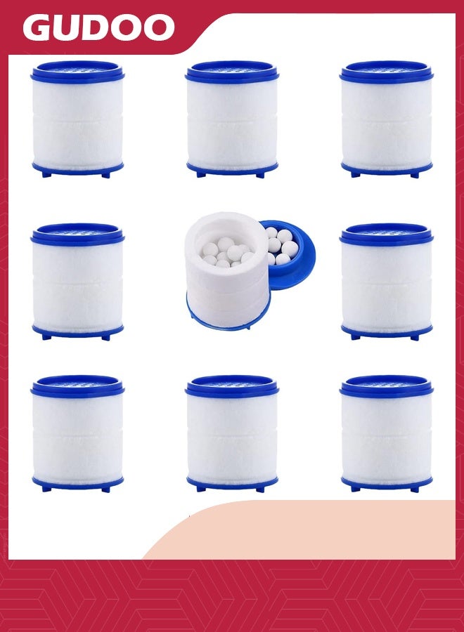 Water Faucet Filter Cartridge Replacements,Sink Water Filter for Faucet Filter Removes Chlorine Fluoride Heavy Metals(10 Pcs) - Image 1