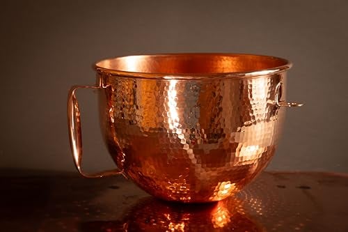 Sertodo Copper Sertodo Pure Copper 6 Quart Lift Stand Mixing Bowl compatible with Professional 6 quart 600 Series Mixers - Image 3