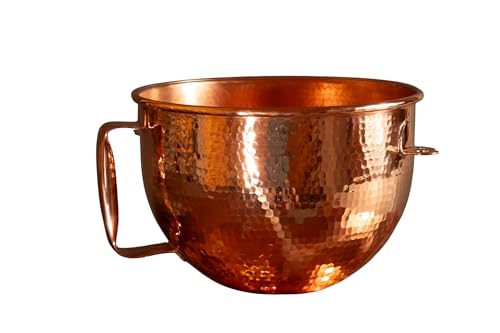 Sertodo Copper Sertodo Pure Copper 6 Quart Lift Stand Mixing Bowl compatible with Professional 6 quart 600 Series Mixers - Image 4