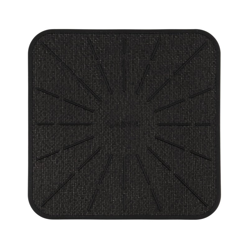 Lazy K Induction Cooktop Mat  Silicone Fiberglass Scratch Protector  for Magnetic Stove  Non slip Pads to Prevent Pots from Sliding during Cooking  Square 74inches Black