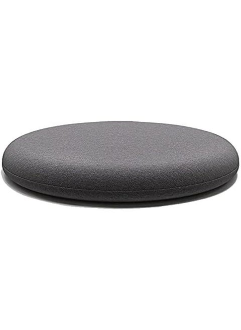 Round Chair Cushions 18 inch, Stool Cushions Round 18 Inch Upgrade Memory Foam Seat Cushion, Detachable Chair Pads with Hidden Zipper Design, Work from Home Essentials Dark Grey
