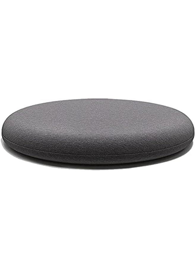 Generic - Round Chair Cushions 18 inch, Stool Cushions Round 18 Inch Upgrade Memory Foam Seat Cushion, Detachable Chair Pads with Hidden Zipper Design, Work from Home Essentials Dark Grey - Image 1