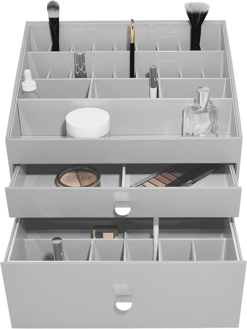 Stackers Pebble Grey Supersize Makeup Set of 2