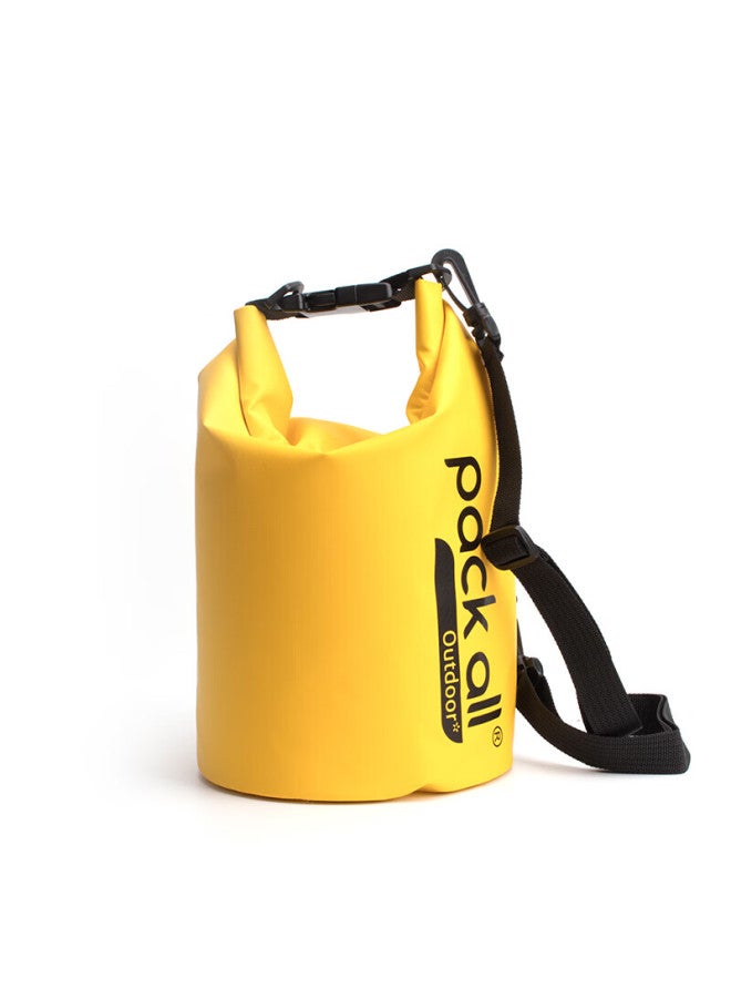 Pack All Swimming Bag, Fitness Bag, Beach Storage Outdoor Camera Rafting Bag For Men And Women Sports Bag, 5l Yellow - Image 1
