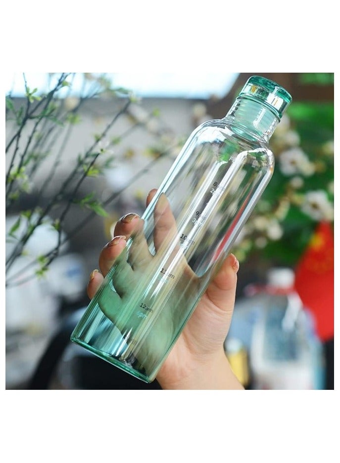 Healthy Plastic Sports Water Bottle\ flask with Time Markers, High quality flask - Image 3