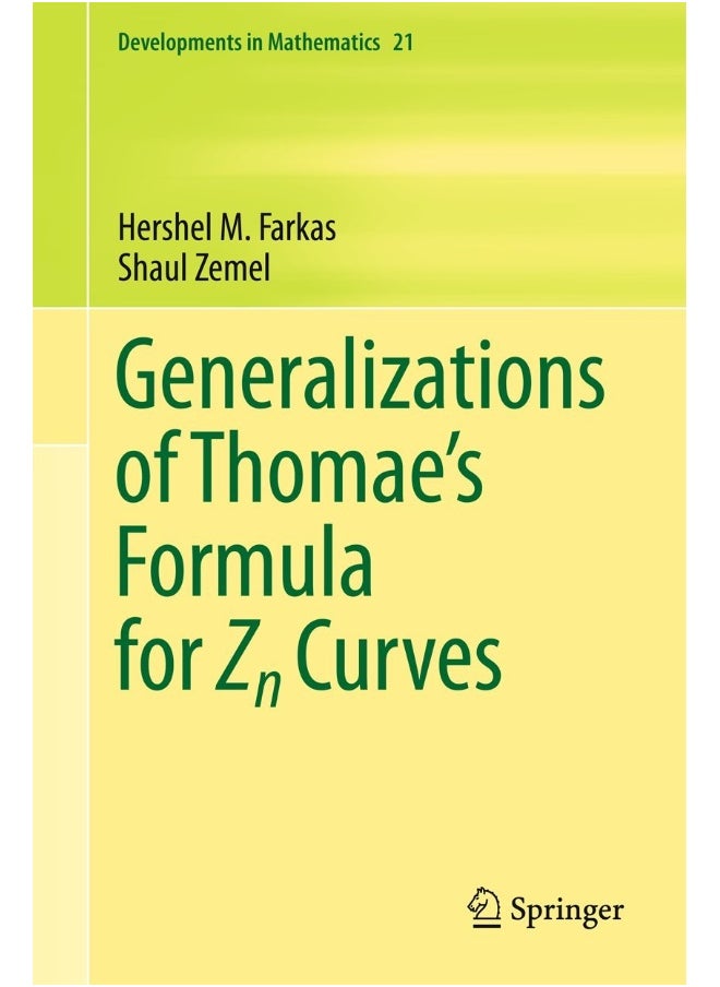 Generalizations of Thomae's Formula for Zn Curves 