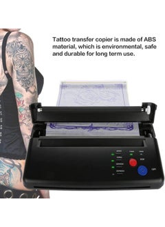 klarako Tattoo Transfer Printer Machine, Stencil Thermal Copier for A5 A4 Paper Portable Artist Set(Black)  - Image 1