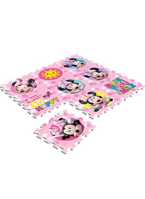9-Piece Minnie Mouse Interlocking Eva Floor Mat