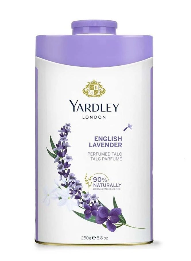 Yardley English Lavender Talc 250g  - Image 1