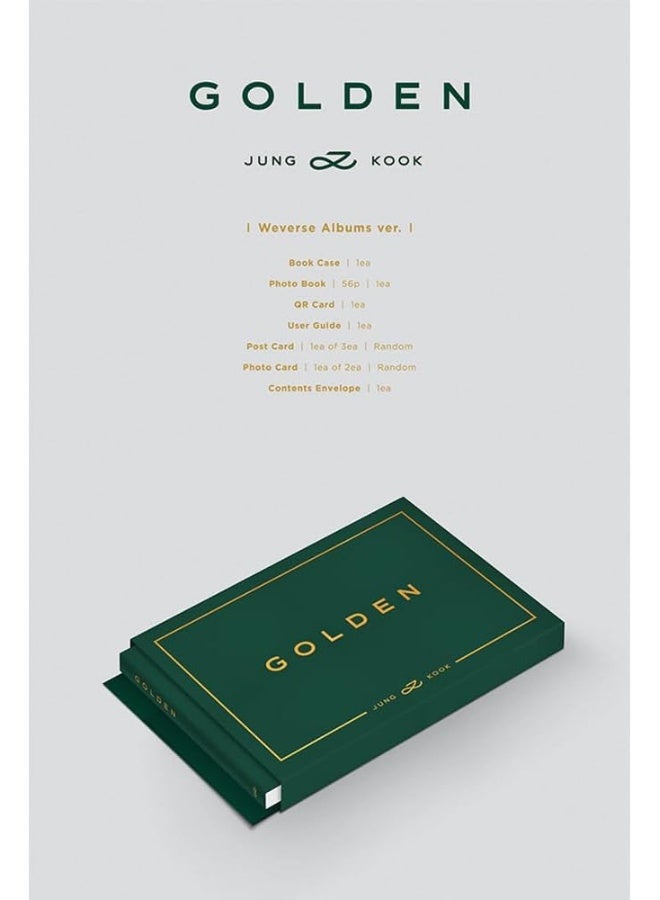 dreamus BTS Jungkook Golden 1St Solo Album Weverse Album Ver  - Image 1