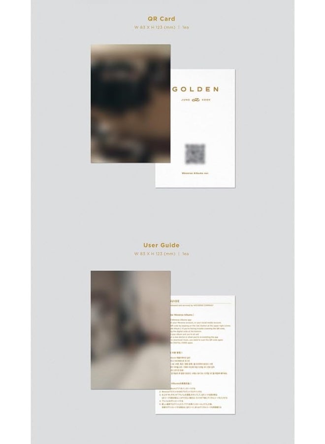 dreamus BTS Jungkook Golden 1St Solo Album Weverse Album Ver  - Image 4