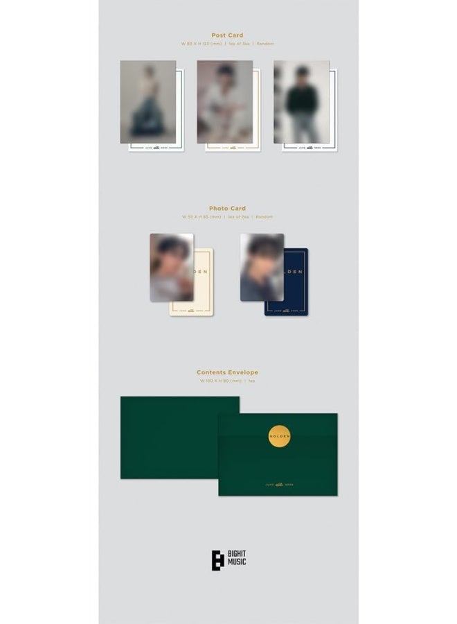 dreamus BTS Jungkook Golden 1St Solo Album Weverse Album Ver  - Image 5