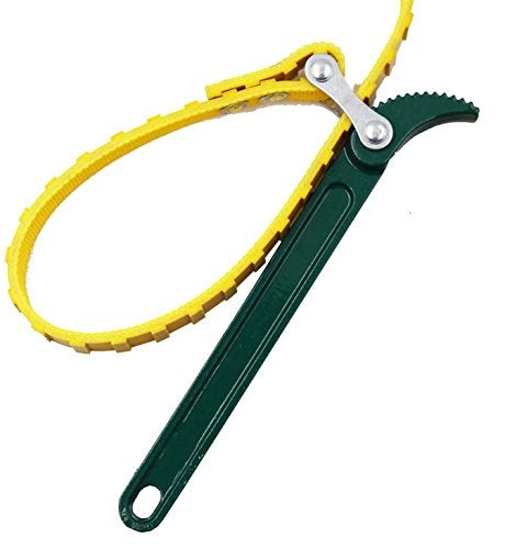 Digital Craft 4 Item Combo 9Inch Box End Belt Type Oil Filter Wrench Auto Tool Engine Box Spanner Fuel Filter Yellow Green WithBelt Wrench Hand Brush 4in1 Screw Driver 2mtr Steel Tape - Image 5